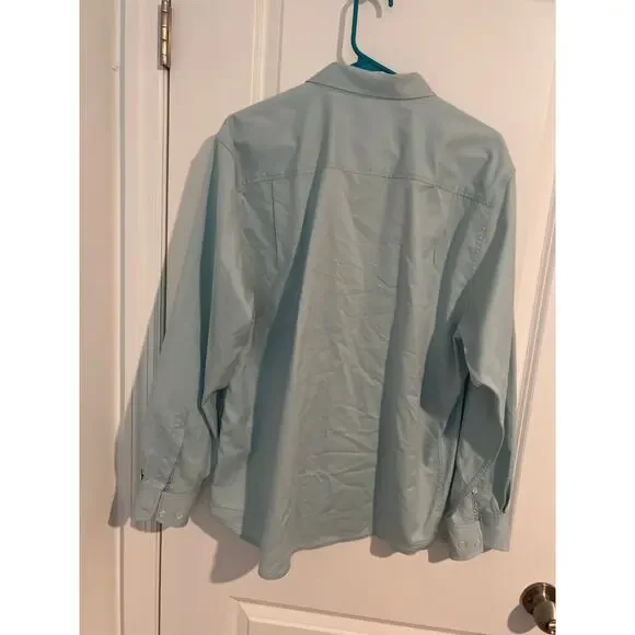 Tommy Bahama Blue Button-Down Shirt – Size Medium - Picture 6 of 6